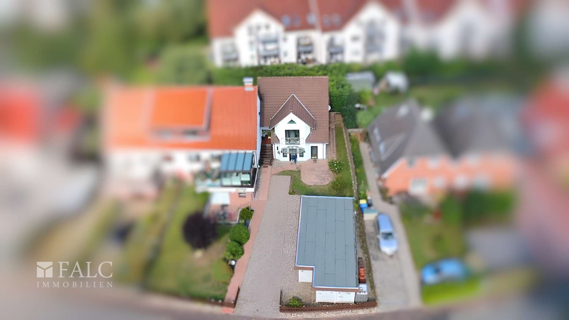 Drohne Straßenansicht